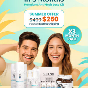 NHTLab Hair Revitalization Pack – 3‑Month Treatment